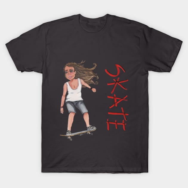 Skate T-Shirt by RommyII